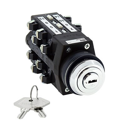 Cam Sw Key 3pos 45deg