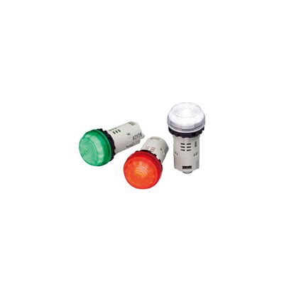 Pilot Light 22mm 120V AC Green