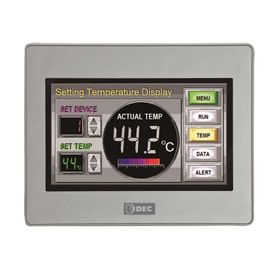 IDEC 4.3" HMI OPERATOR INTERFACE, SILVER