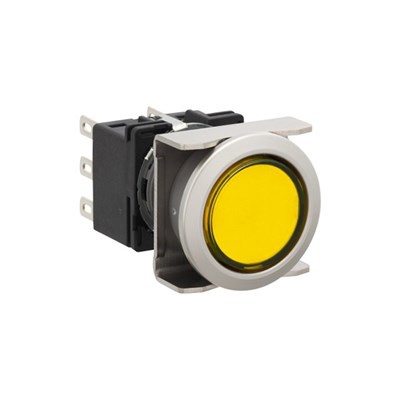 IDEC LB6MB-M1T2VLY LB DPDT 18 mm Flush I