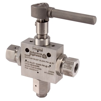 Parker 3BD3S10L8 Manual 3 Way Valve